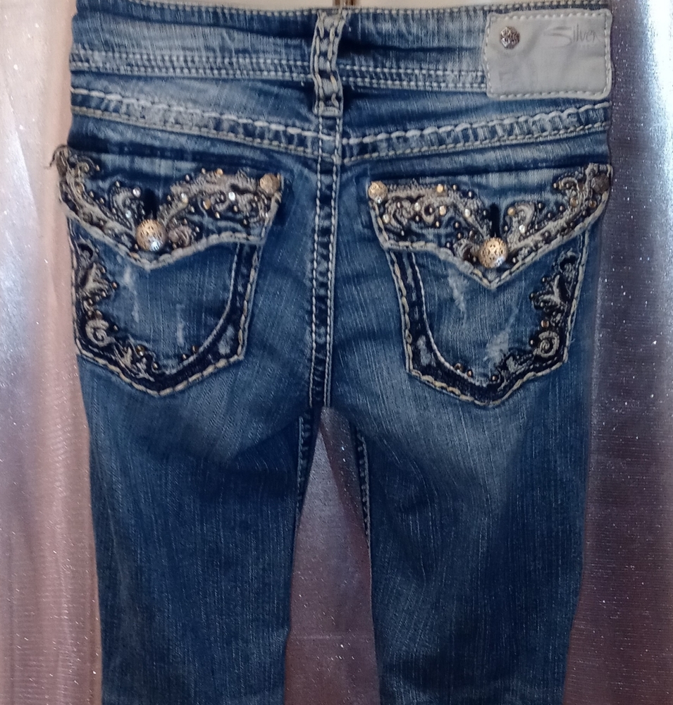 Silver jeans